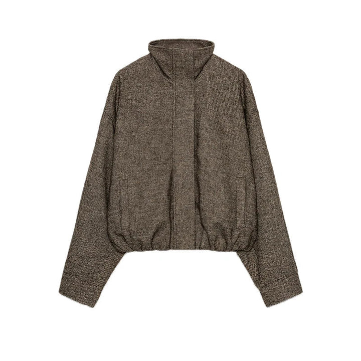 PLISSÉ – Elegantes Jacke & Rock Set mit Stehkragen - ZAYVI