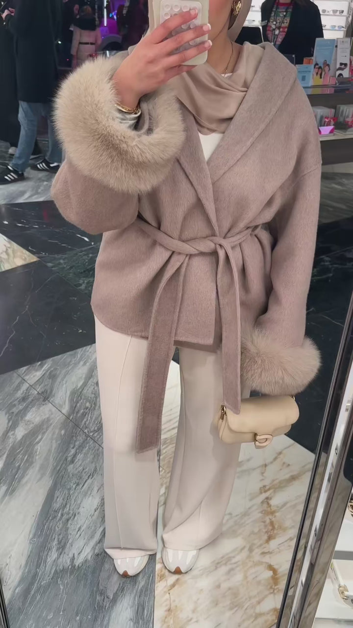 Arctic Grace Wool Coat