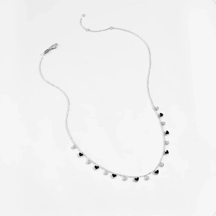 Rainbow Heart Choker Necklace - ZAYVI