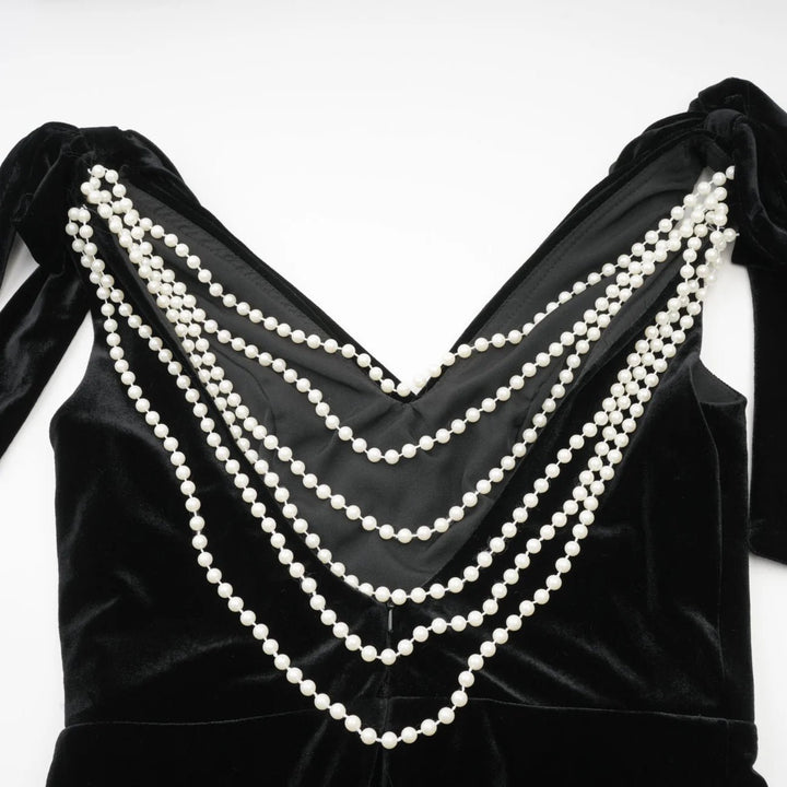 SAPHIRA - Glam Dress mit Perlen - Miraee Paris