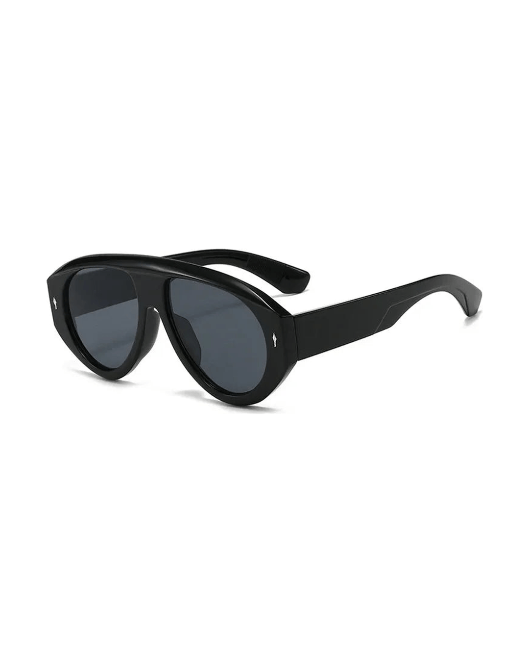 MIRAEE-UNIFORM-2026 | Sky Raider Retro Pilot Sonnenbrille – Unisex – Black grey/As the picture – freigestellte Produktansicht auf weißem Hintergrund