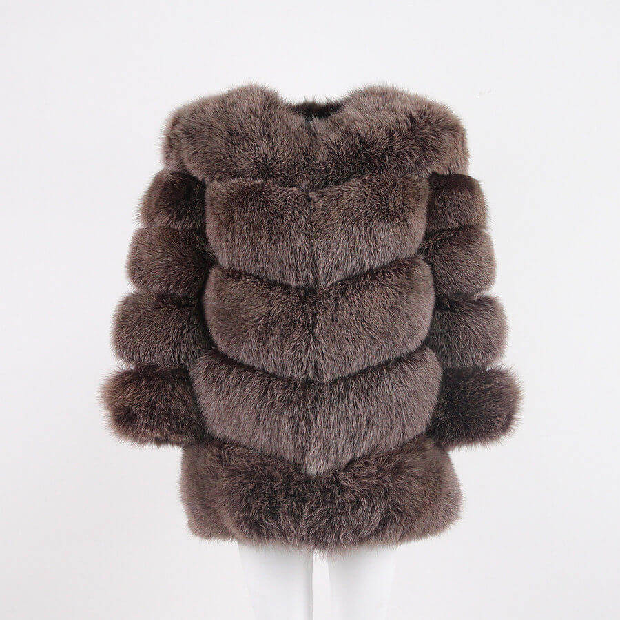 SOPHIE - eleganter Kunstpelzmantel, luxuriöses und umweltfreundliches Design für elegante Winterlooks.