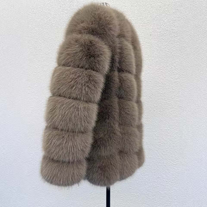 SOPHIE - eleganter Kunstpelzmantel mit luxuriösem Kunstpelz für stilvolle Winterlooks.