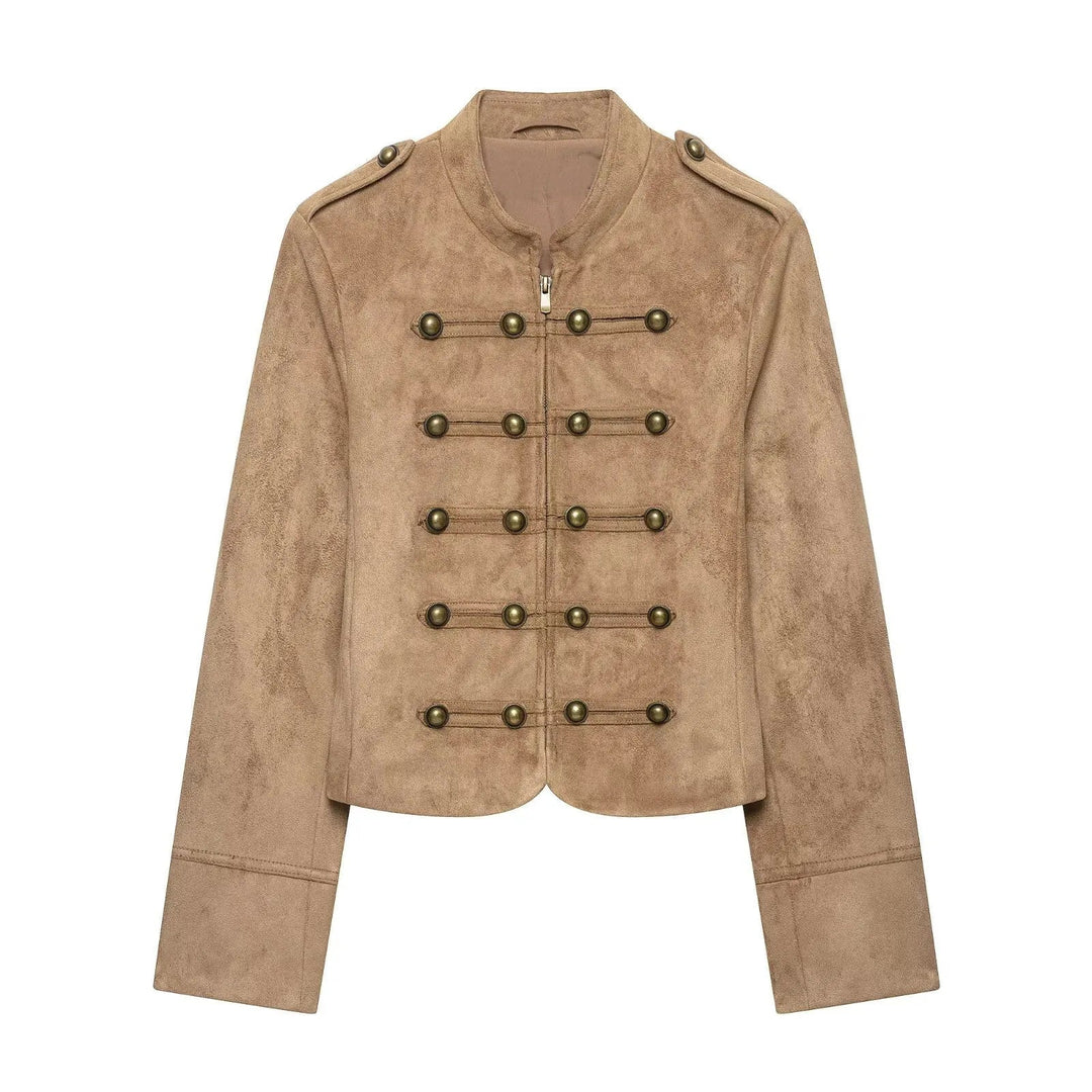 TFMLN – Elegante Jacke mit Knotenknopf-Details - ZAYVI