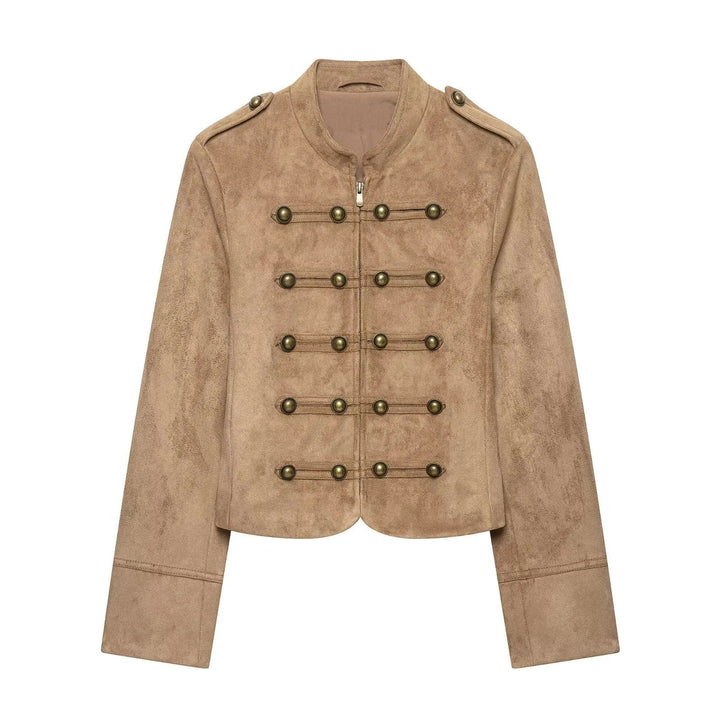 TFMLN – Elegante Jacke mit Knotenknopf-Details - ZAYVI