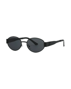 MIRAEE-UNIFORM-2026 | Vivienne Oval Sonnenbrille – Schwarz – freigestellte Produktansicht auf weißem Hintergrund